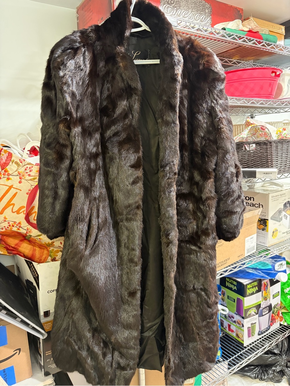 Dark Brown Fur Coat